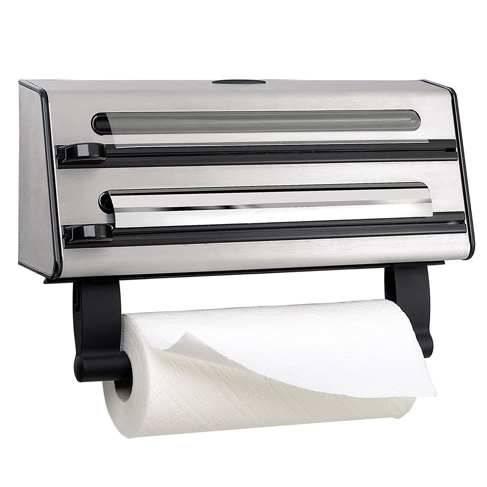 Porta Rolo Triplo em Aço Inox Contura Emsa - hamcassab