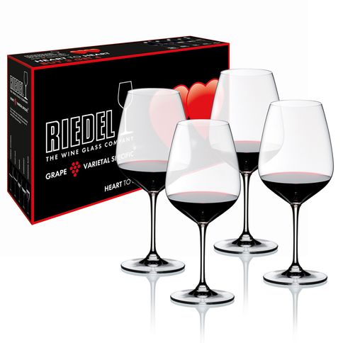 4 Taças Cabernet Sauvignon Heart to Heart 800ml Riedel