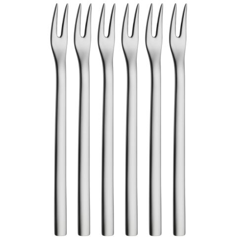 Conjunto de 6 Garfos para Aperitivo em Inox Nova WMF
