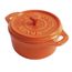 Cacarola-Redonda-em-Ceramica-10cm-Staub-Laranja