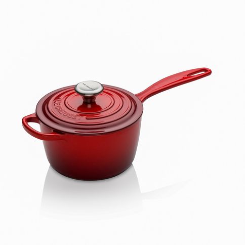 Panela Molheira Signature 16cm para Indução Le Creuset Vermelha
