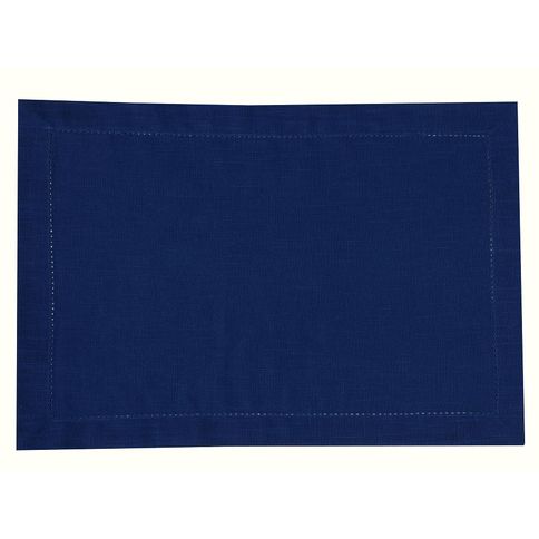 Jogo Americano Ajour com 2 Peças em Algodão 50x35cm Azul
