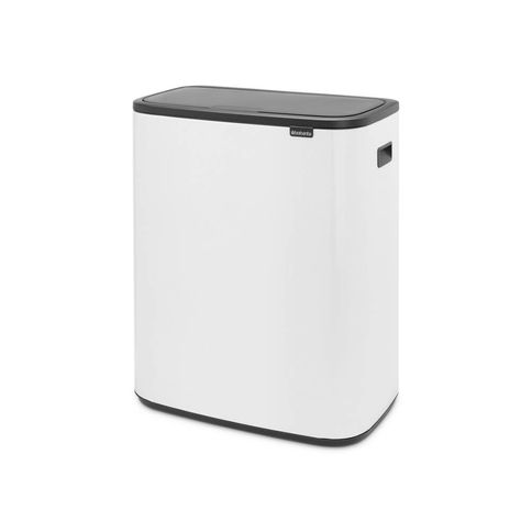 Lixeira Bo Touch Bin em Aço 60 Litros Brabantia Branca