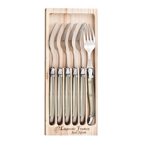 6 Garfos em Inox Champagne Laguiole Coutelerrie Neron