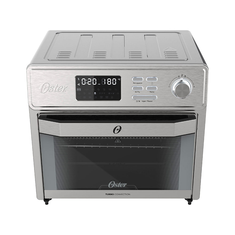 Forno Elétrico Air Fryer em Inox 25 Litros 127V Oster Listas