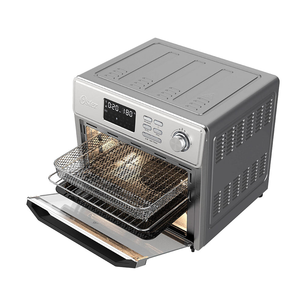 Forno Elétrico Air Fryer em Inox 25 Litros 127V Oster Listas