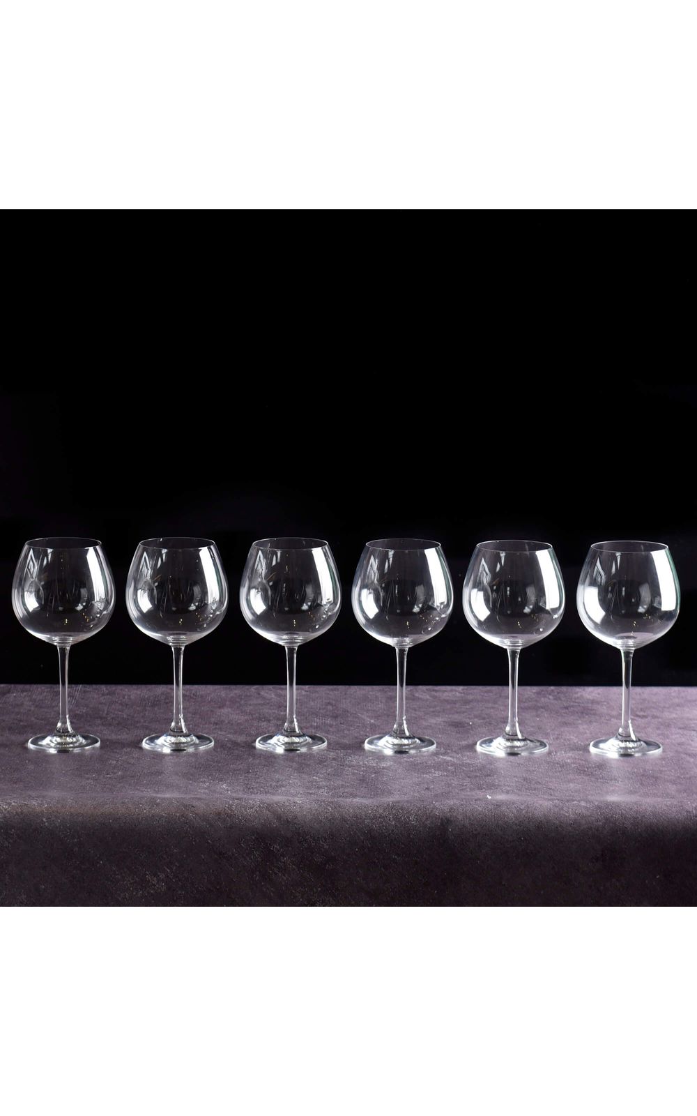 Foto 2 - Conjunto de 6 Taças de Gin em Cristal 850ml Flamenco Bohemia