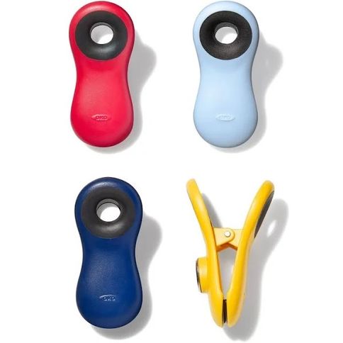 4 Clipes Magnéticos Sortidos com Imã OXO