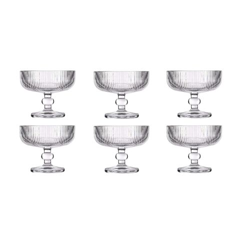 6 Taças para Sobremesa Cameratta em Vidro 310ml L'Hermitage