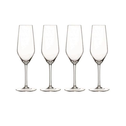 4 Taças de Champagne em Cristal 240ml Style Spiegelau