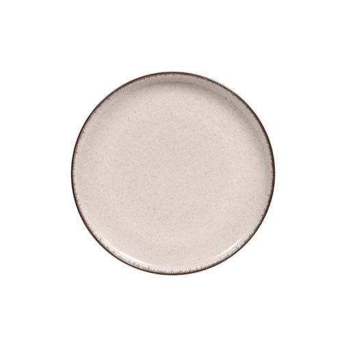 Prato de Sobremesa Mood em Porcelana 19cm Kutahya Canela