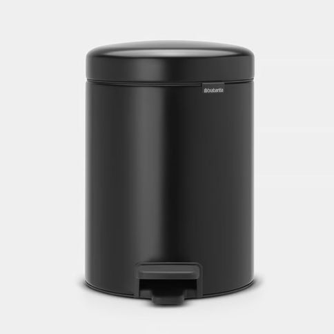Lixeira em Aço 5 Litros New Icon Brabantia Preta