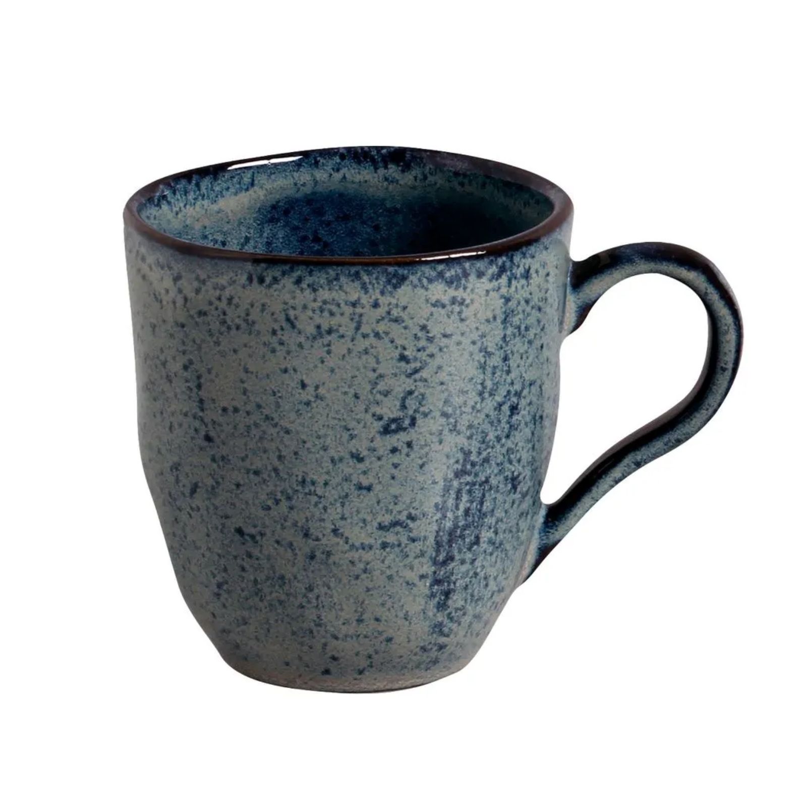 Caneca Titanium em Stoneware Azul 273ML Porto Brasil